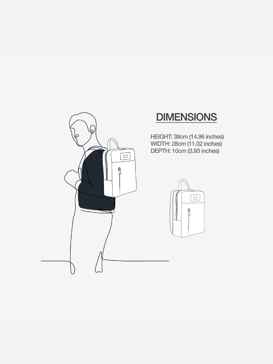 Ethical Backpack SKYLINE SOPHISTICATION – BYMANYC ® New York